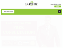 Tablet Screenshot of lainjuryattorneys.com